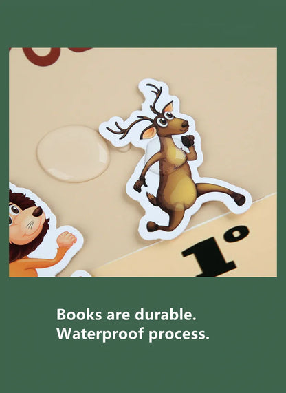 Magic Quiet Book with Reusable Stickers