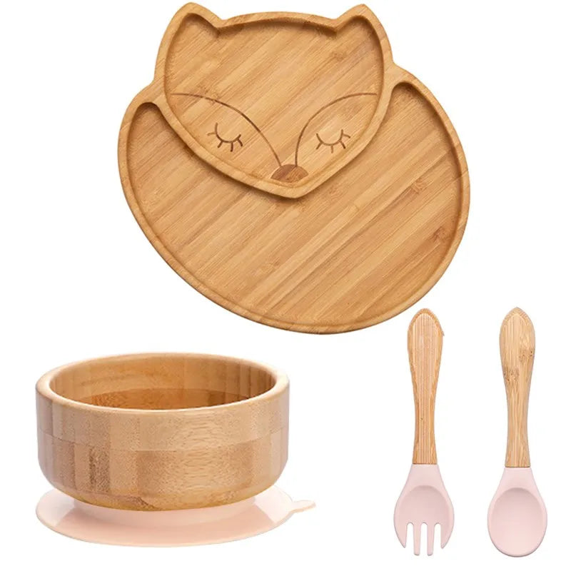 Foxy 4pcs Bamboo Dinner Sets