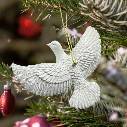 Dove Ornaments - 2 Pcs