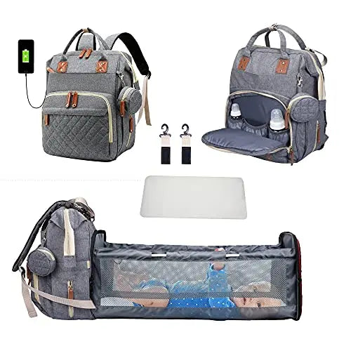 Diaper Bag with USB Charger