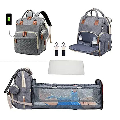 Diaper Bag with USB Charger