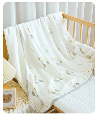 6 Layer Bamboo Muslin Swaddle Blanket
