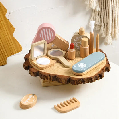 Wooden Makeup Pretend Play Set