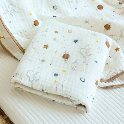 6 Layer Bamboo Muslin Swaddle Blanket
