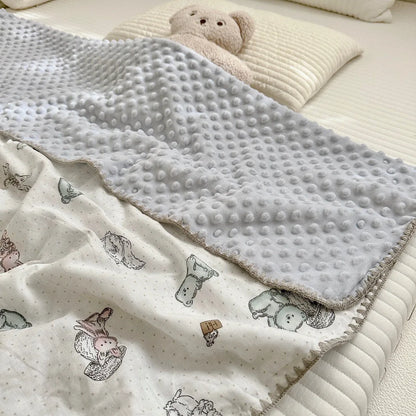 Two Layer Cotton Mink Blanket