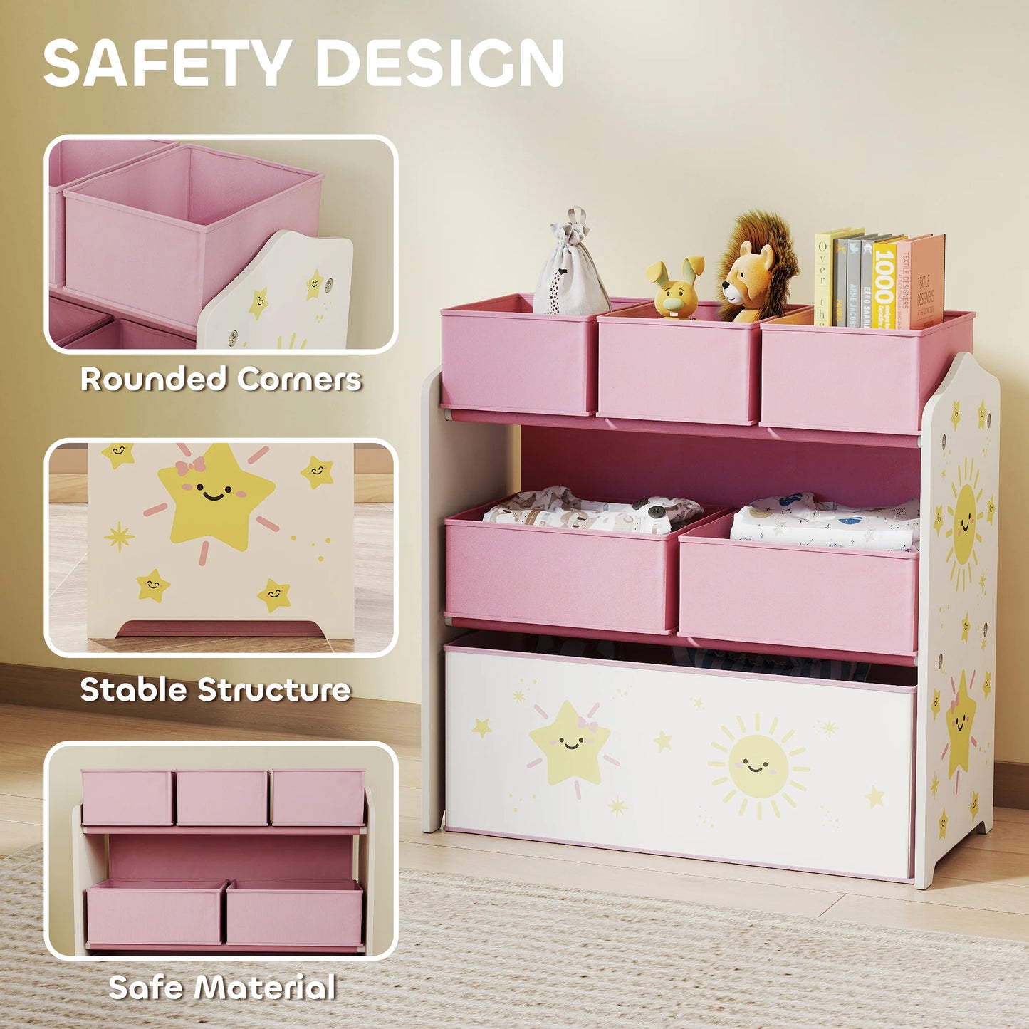 Kids Storage Shelf