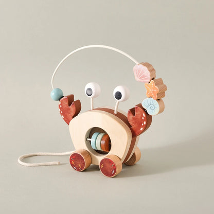 Clever Crab Wooden Toy