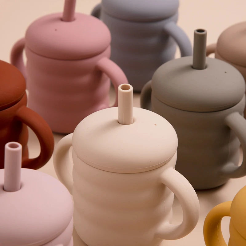 Silicone Straw Training Cup