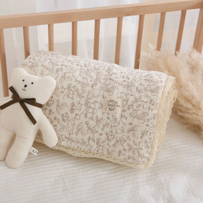 Floral Cotton Baby Blanket