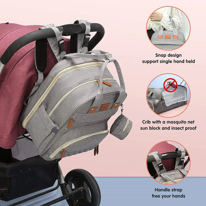 Diaper Bag with USB Charger