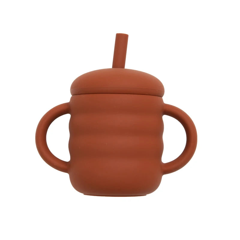 Silicone Straw Training Cup