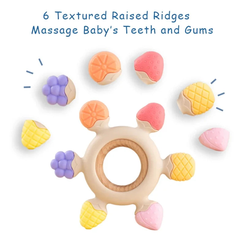 Fruity Silicone Teethers