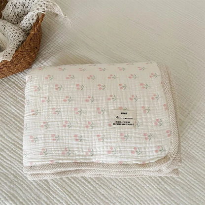 Classic Pure Cotton Fleece Baby Blanket