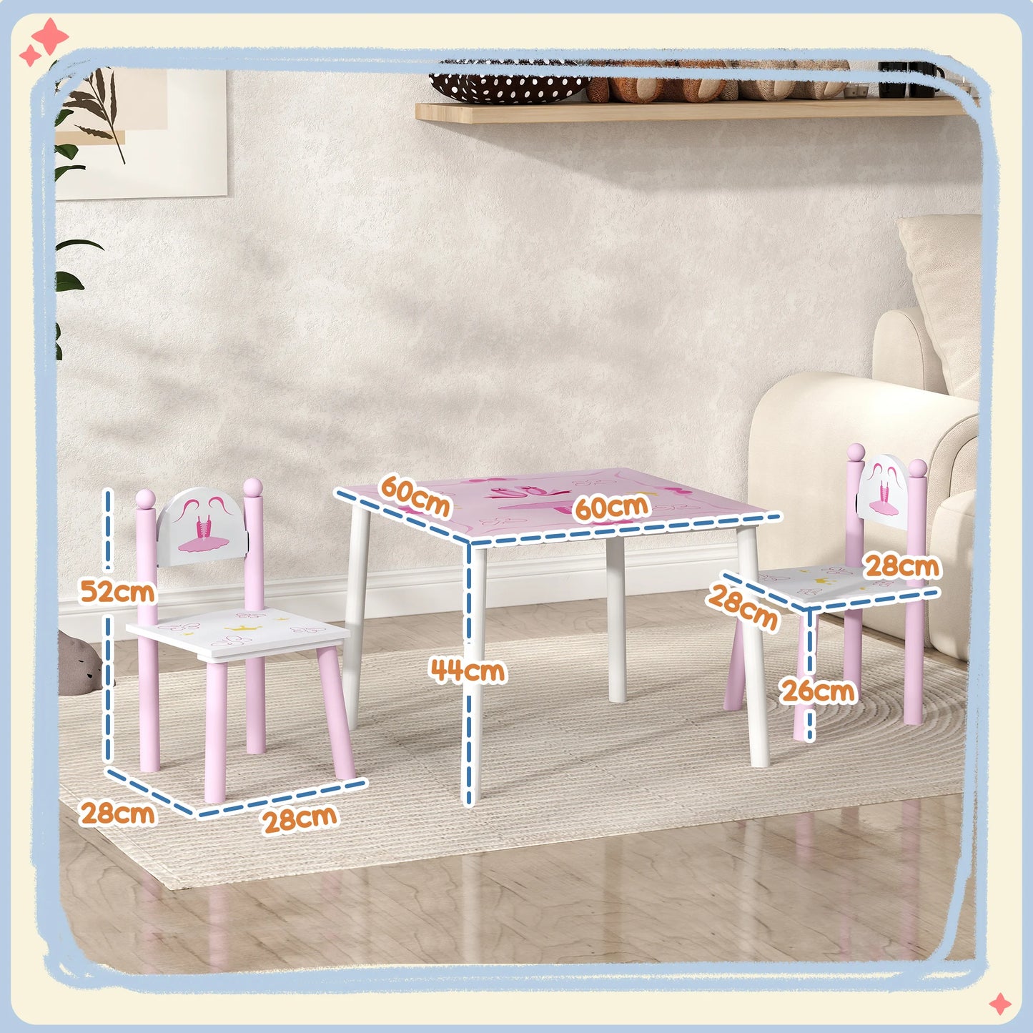 Princess Table and Chair Set