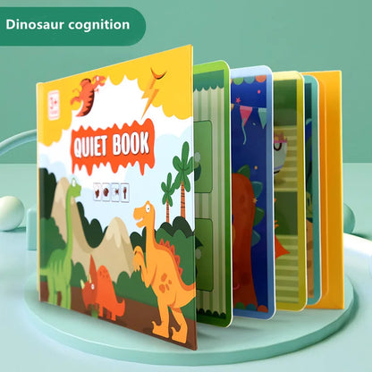 Magic Quiet Book with Reusable Stickers