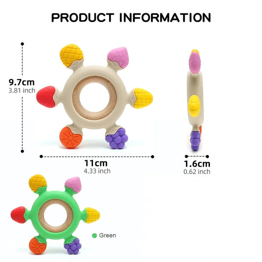 Fruity Silicone Teethers