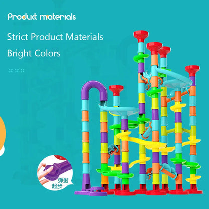 Marbles Run Track Building Blocks