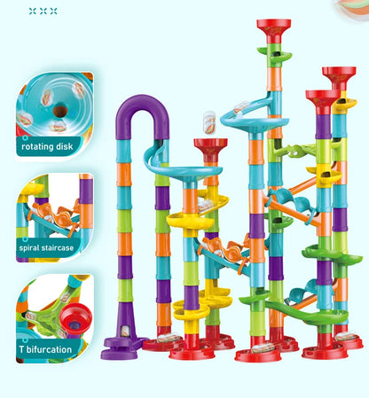Marbles Run Track Building Blocks
