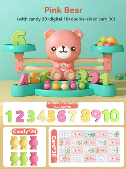 Montessori Balance Bear- Fun Maths