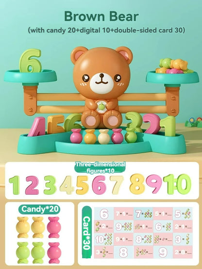 Montessori Balance Bear- Fun Maths