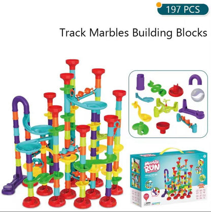 Marbles Run Track Building Blocks